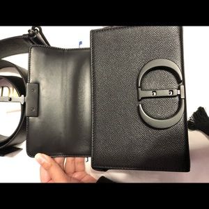 BRAND NÉW AUTHENTIC CHRISTIAN DIOR 30 Montaigne BOX BAG MATTE BLACK